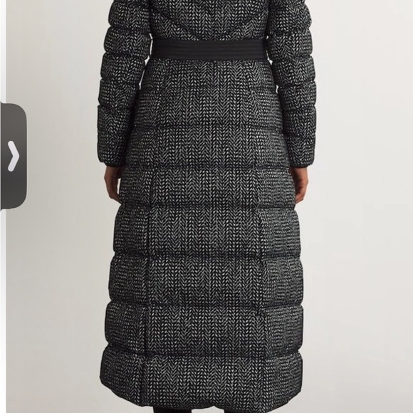 Mackage Black Wool Coat with Belt - Picture 4 of 17